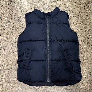 Old Navy Navy Blue Kids Puffer Vest